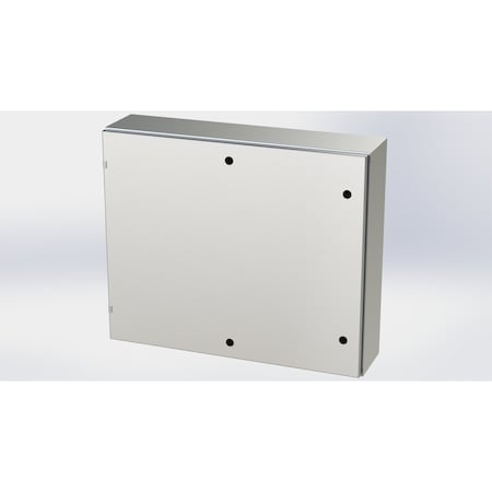 Saginaw Control & Engineering 1/4 Turn Latch Electrical Enclosures, 30 in H, 8 in D, 36 in W, NEMA 3R, 4, 4X, 12, 13 SCE-30EL3608SS6LP